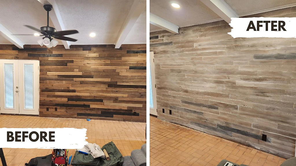 Living Room Refresh Timber and Tin project