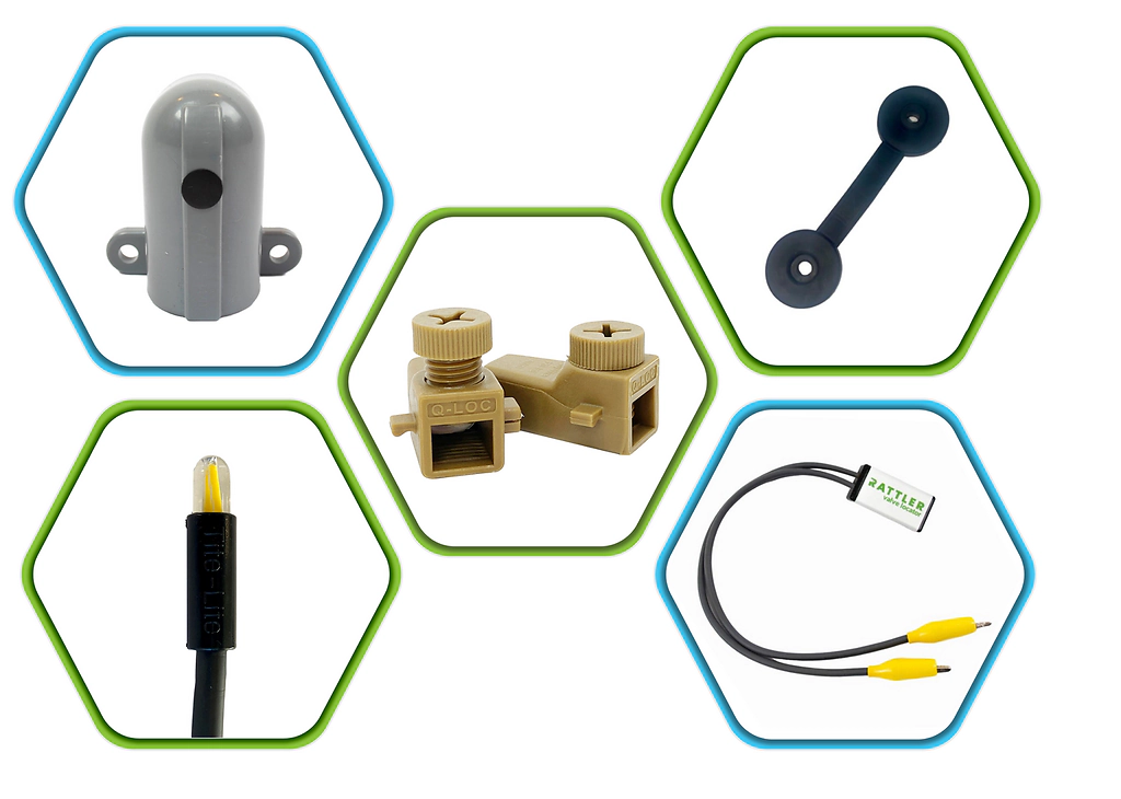 NewLite products: Conduit Cap, TreeTite, Q-Loc, Tite-Lite, Rattler