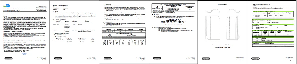 Verea Caribbean S Miami-Dade Notice of Acceptance document preview