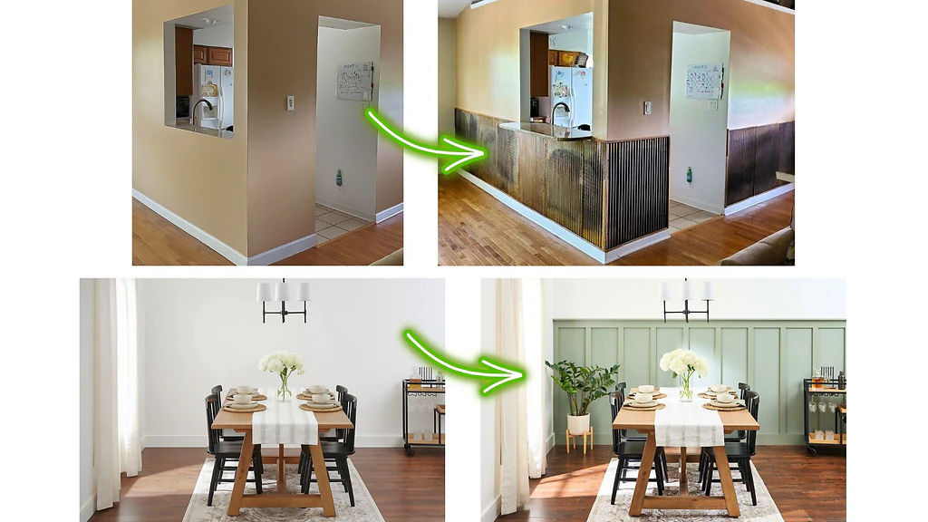 Timber and Tin wainscoting project 2