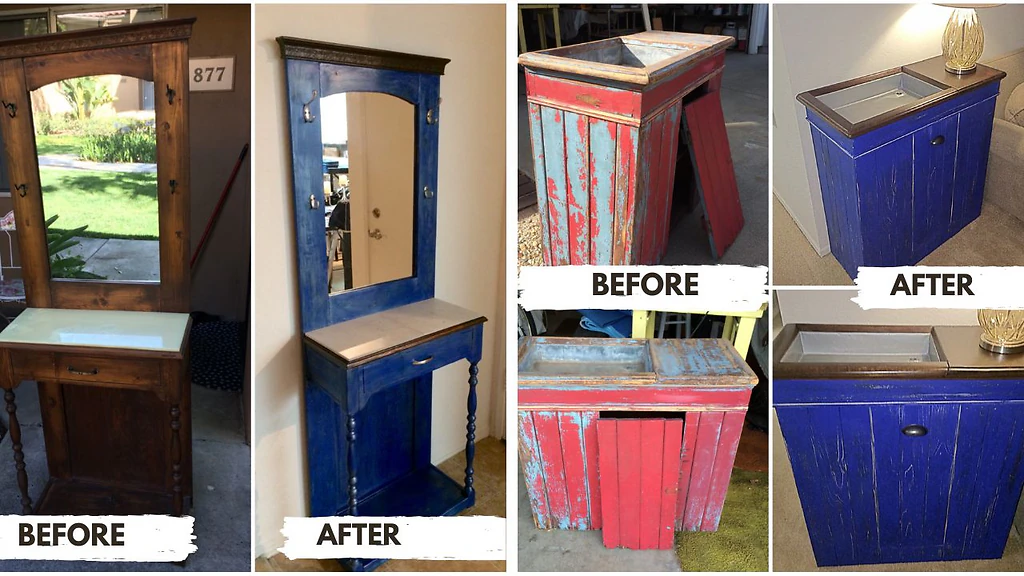 Heirloom Furniture Transformations Timber and Tin project