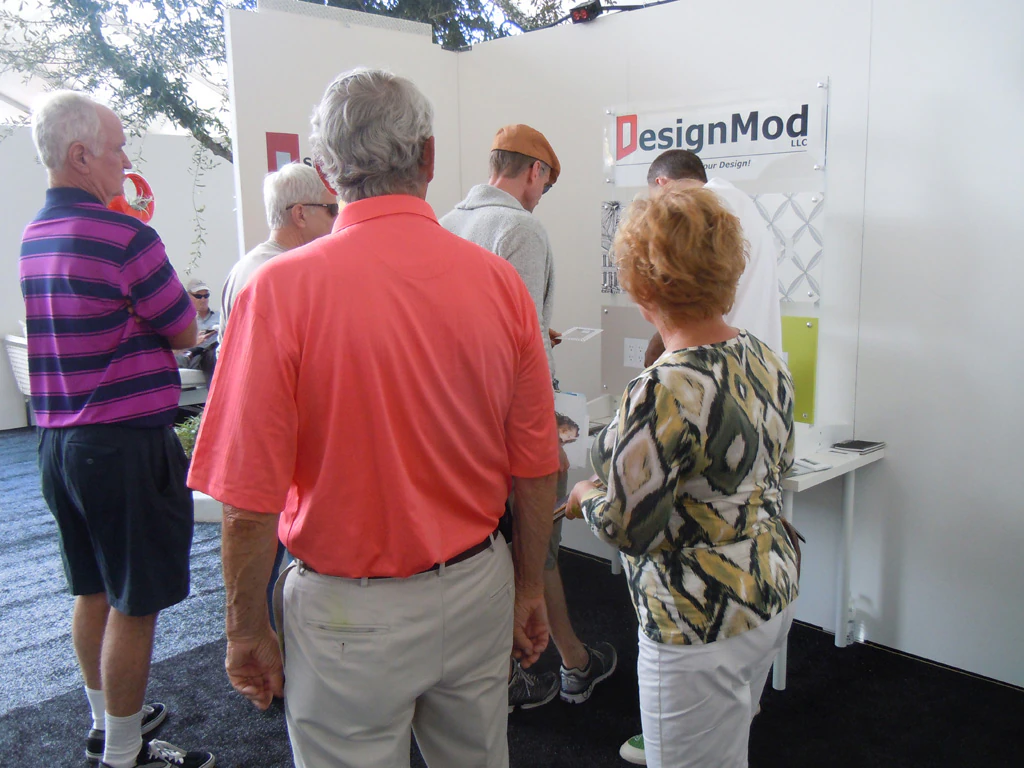 Getting a great reception at Modern Living Expo